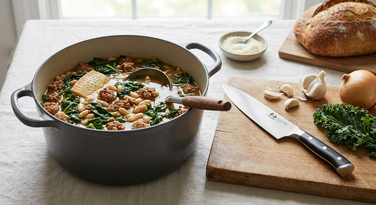 One-Pot Tuscan Sausage & White Bean Stew