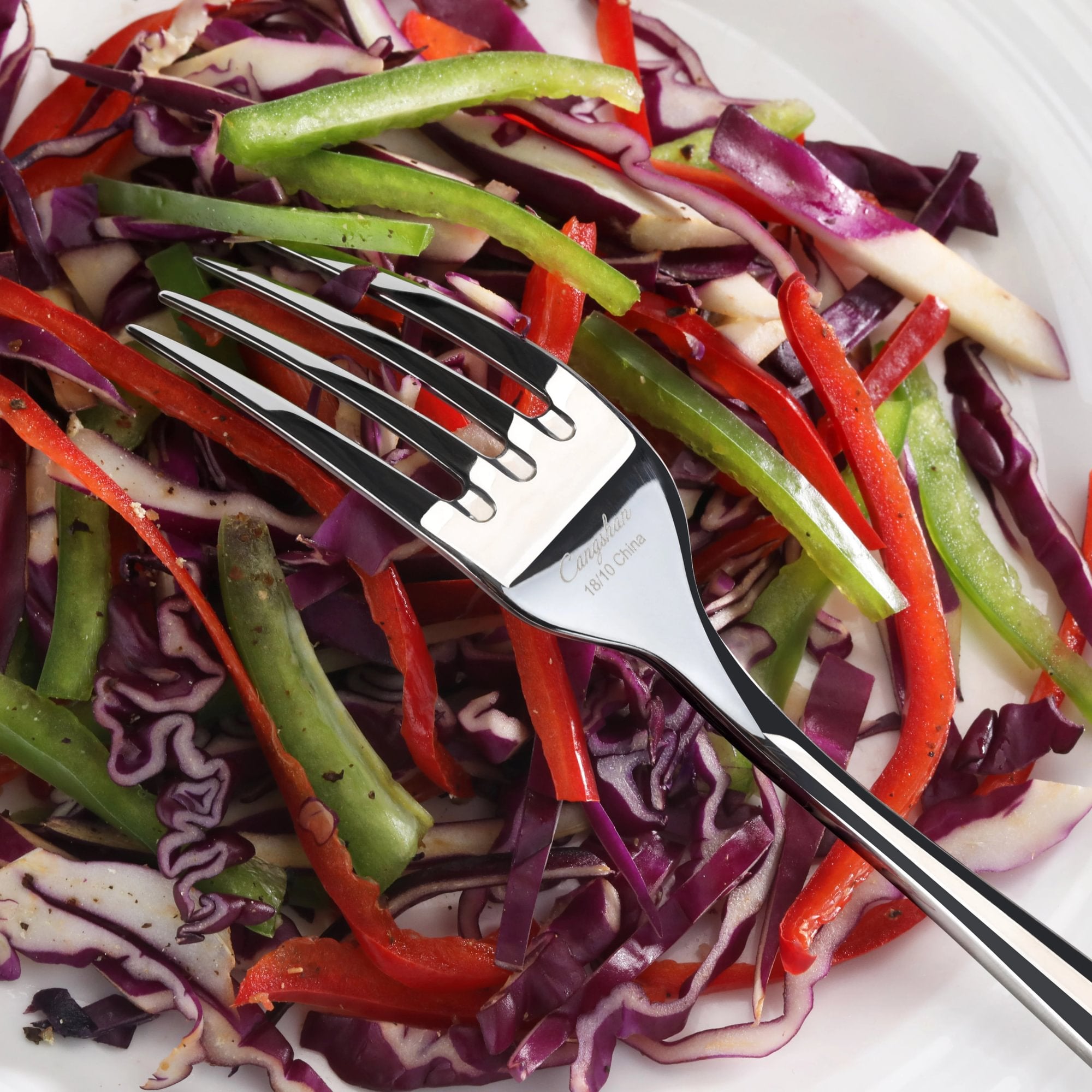 RAIN II Series Salad Fork, Forged Stainless Steel, Mirror Finish, 505002