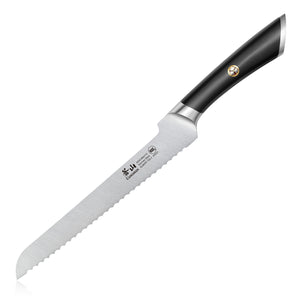 
                  
                    Load image into Gallery viewer, Cangshan ELBERT Series German Steel Forged 8&amp;quot; Offset Bread Knife
                  
                