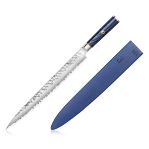 
                  
                    Cargar imagen en el visor de la galería, KITA Series 12-Inch Sashimi Knife with Sheath, High Carbon X-7 Damascus Steel, 501486
                  
                