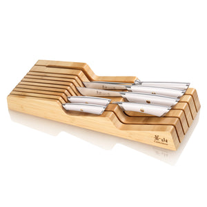
                  
                    Load image into Gallery viewer, Cangshan ELBERT Series German Steel Forged 7-Piece In-Drawer Set, Bamboo
                  
                