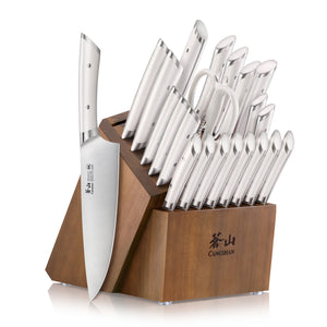 
                  
                    Cargar imagen en el visor de la galería, HELENA Series 23-Piece Knife Block Set, Forged German Steel, Acacia Block
                  
                