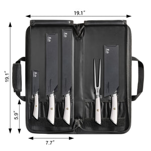 
                  
                    Cargar imagen en el visor de la galería, ELBERT Series 6-Piece BBQ Knife Kit with Black Knife Bag, Forged German Steel
                  
                