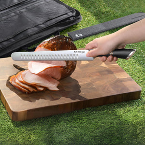 
                  
                    Cargar imagen en el visor de la galería, ELBERT Series 6-Piece BBQ Knife Kit with Black Knife Bag, Forged German Steel
                  
                