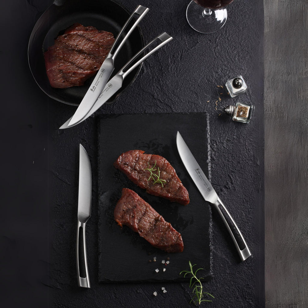 
                  
                    Cargar imagen en el visor de la galería, TN1 Series 4-Piece Steak Knife Set, Forged Swedish 14C28N Steel, 1021806
                  
                