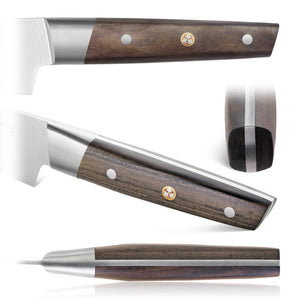 
                  
                    Cargar imagen en el visor de la galería, R Series 10.24-Inch Bread Knife with Ash Wood Sheath, Forged German Steel, 62649
                  
                