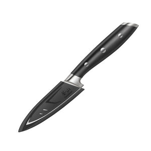 
                  
                    Cargar imagen en el visor de la galería, ALPS Series 3.5-Inch Paring Knife with Sheath, Forged German Steel, Black, 502766
                  
                