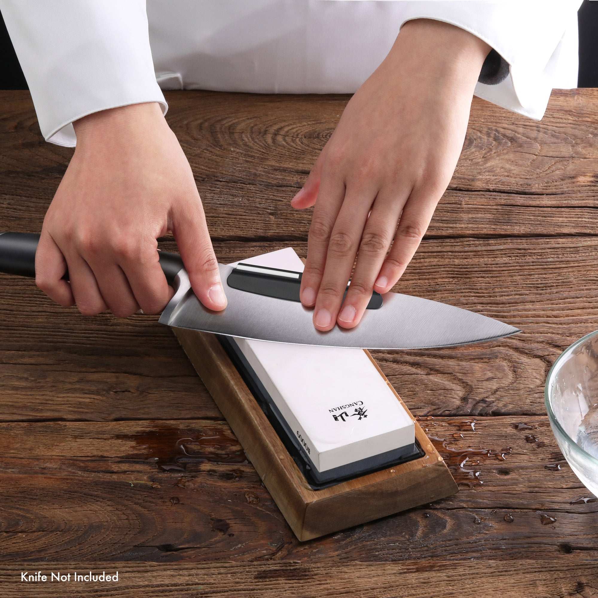 Dual-Sided Whetstone Knife Sharpener 1000/6000 Grit, 503800