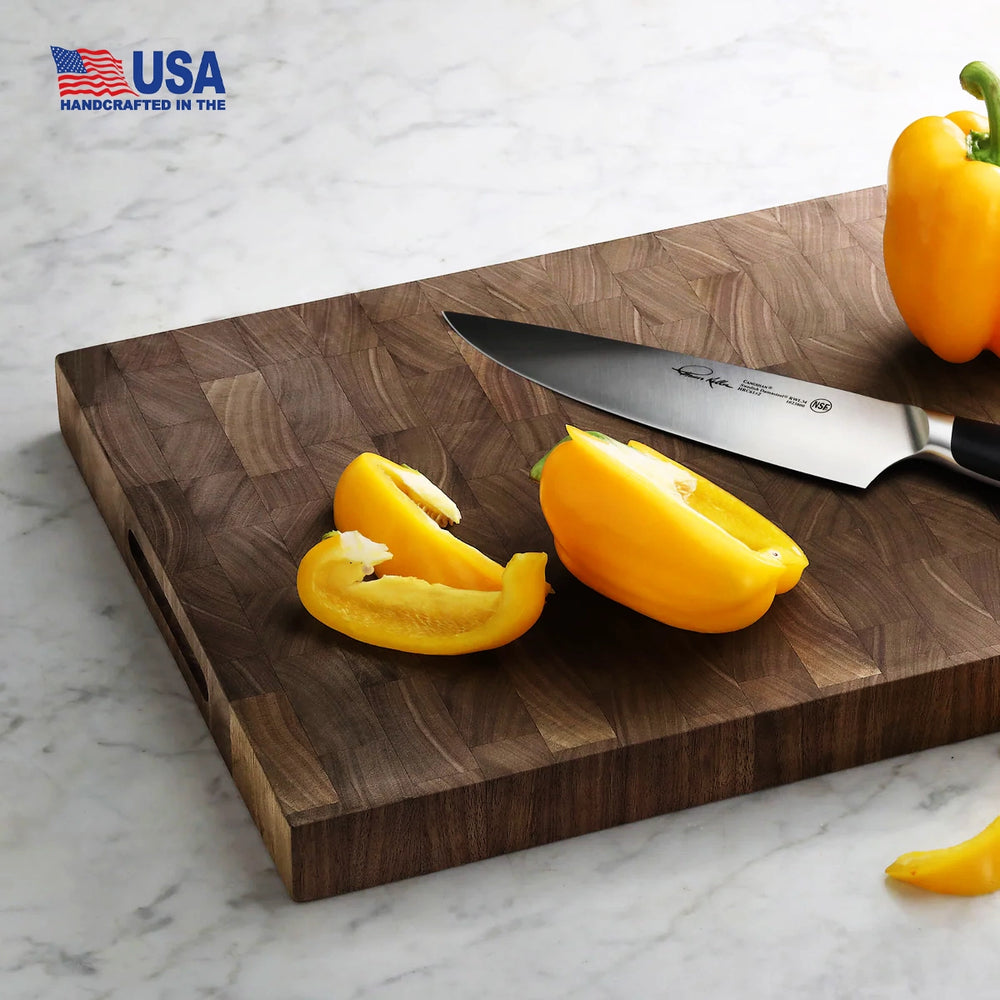 
                  
                    Load image into Gallery viewer, TKSC Walnut End-Grain Cutting Board, 12x18x1.5&amp;quot;, Thomas Keller Signature Collection, 1023763
                  
                