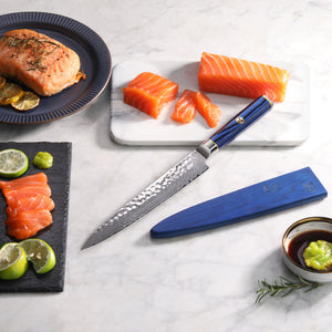 
                  
                    Cargar imagen en el visor de la galería, KITA Series 8-Inch Sashimi Knife with Sheath, High Carbon X-7 Damascus Steel, 501462
                  
                