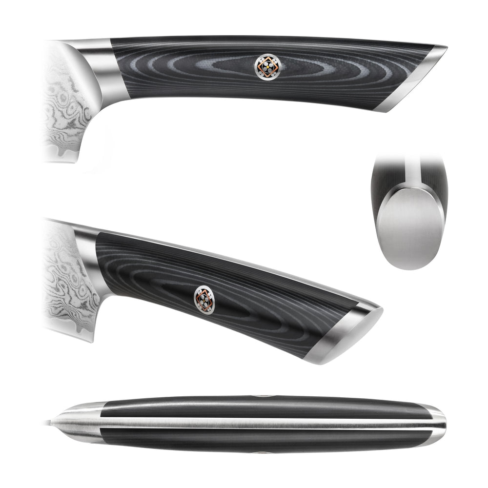 
                  
                    Load image into Gallery viewer, KURO Series 8-inch Carving and Sashimi Knife, High Carbon X-7 Damascus Steel, 504227
                  
                