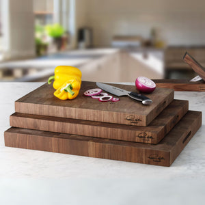 
                  
                    Load image into Gallery viewer, TKSC Walnut End-Grain Cutting Board, 16x22x2.0&amp;quot;, Thomas Keller Signature Collection, Crafted in USA, 1022360
                  
                