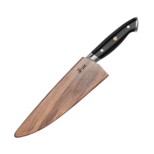 
                  
                    Cargar imagen en el visor de la galería, Z Series 8-Inch Forged Chef Knife with Walnut Sheath, Forged German Steel, 62731
                  
                