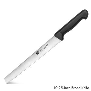 
                  
                    Load image into Gallery viewer, Top Cut P2 Series 10.25-Inch Bread Knife, Swedish 14C28N Steel
                  
                