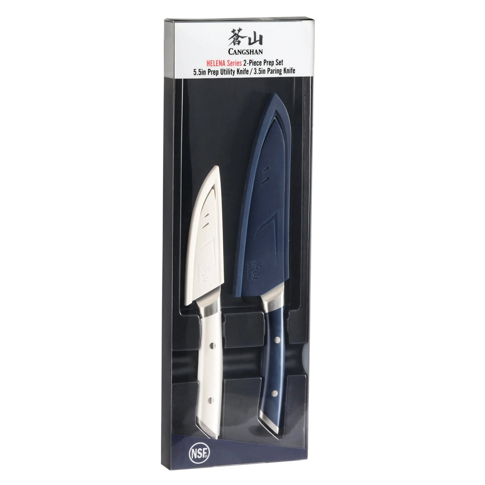 
                  
                    Load image into Gallery viewer, HELENA Series 2-Piece Starter Knife Set Forged German Steel, 505446 (Navy &amp;amp; White)
                  
                