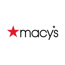 Macy's logo featuring a red five-pointed star on a black background.