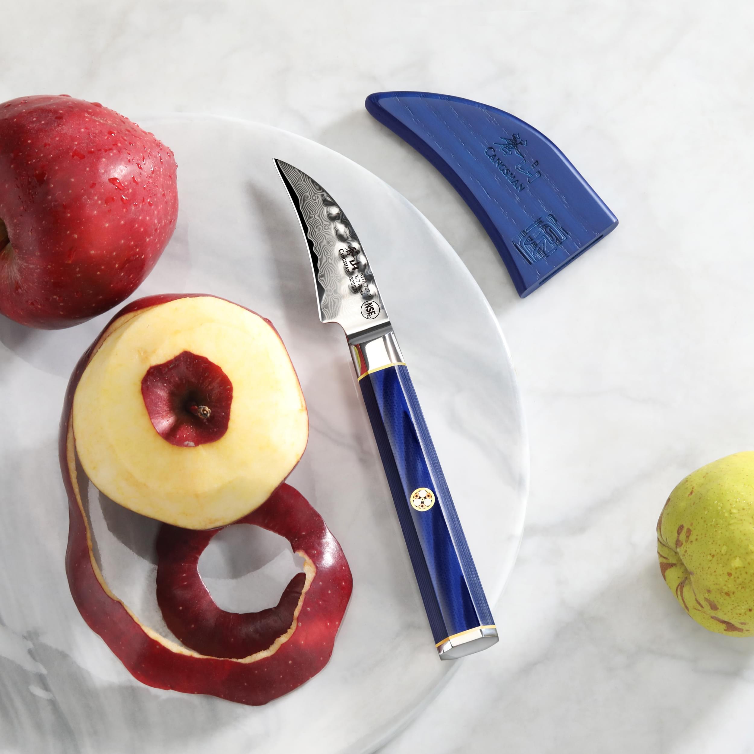 KITA Series 2.5in Peeling Knife with Sheath, X-7 Steel, 503879