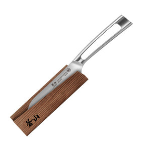 
                  
                    Cargar imagen en el visor de la galería, TN1 Series 5-Inch Santoku Knife with Ash Wood Sheath, Forged Swedish 14C28N Steel, 1021905
                  
                