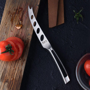 
                  
                    Cargar imagen en el visor de la galería, TN1 Series 5-Inch Tomato/Cheese Knife with Ash Wood Sheath, Forged Swedish 14C28N Steel, 1021882
                  
                