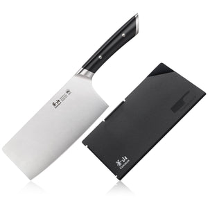 
                  
                    Cargar imagen en el visor de la galería, HELENA Series 7-Inch Vegetable Cleaver, Forged German Steel, Black, 502551
                  
                