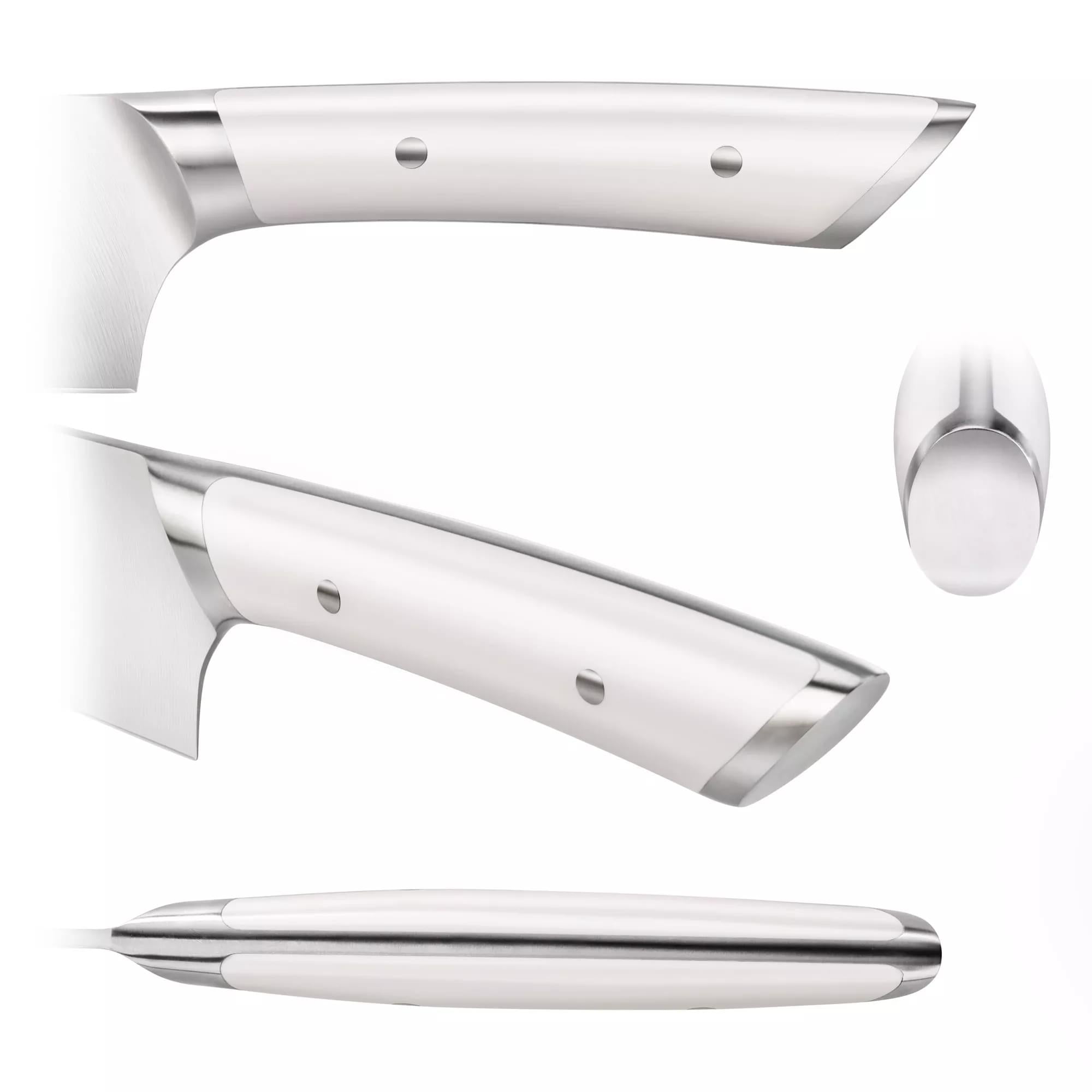 HELENA Series 17-Piece Knife Block Set, Forged German Steel, Acacia Block