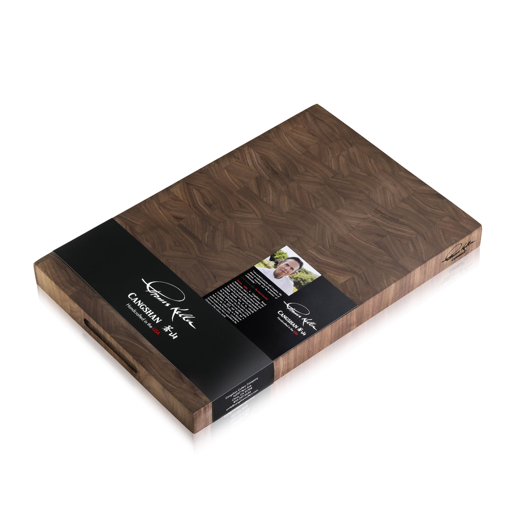 
                  
                    Load image into Gallery viewer, Cangshan | Thomas Keller Signature Collection Walnut End-Grain Cutting Board,12 x 18 x 1.5&amp;quot;, Crafted in USA
                  
                