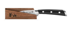 
                  
                    Load image into Gallery viewer, TS Series 2.75-Inch Peeling Knife with Ash Wood Sheath, Forged Swedish 14C28N Steel, 1020625
                  
                