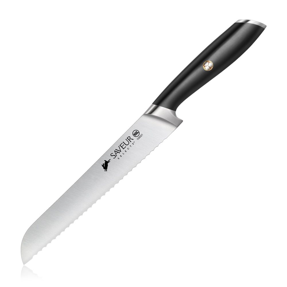 
                  
                    Cargar imagen en el visor de la galería, Saveur Selects 8-Inch Bread Knife, Forged German Steel, 1026221
                  
                