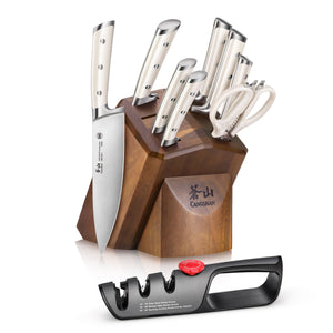 
                  
                    Load image into Gallery viewer, S1 Series 10-Piece Knife Block Set, Forged German Steel, 1026139
                  
                