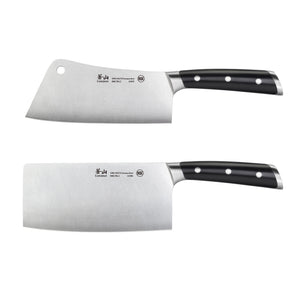 
                  
                    Load image into Gallery viewer, Cangshan S/S1 Series German Steel Forged 2-piece Cleaver Knife Set
                  
                