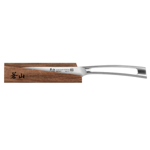 
                  
                    Cargar imagen en el visor de la galería, TN1 Series 5-Inch Utility Knife with Ash Wood Sheath, Forged Swedish 14C28N Steel, 1021783
                  
                