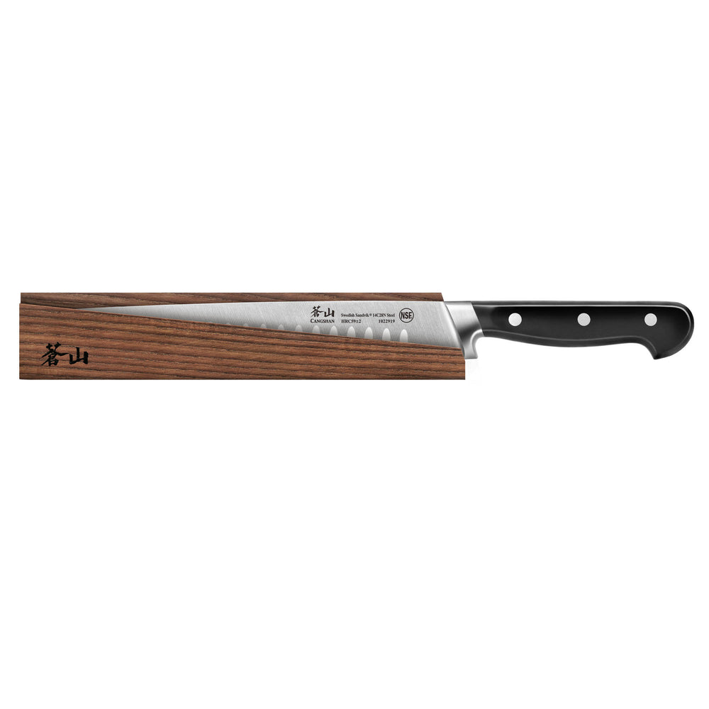 
                  
                    Cargar imagen en el visor de la galería, TV2 Series 9-Inch Carving Knife with Wood Sheath, Forged Swedish 14C28N Steel, 1022926
                  
                