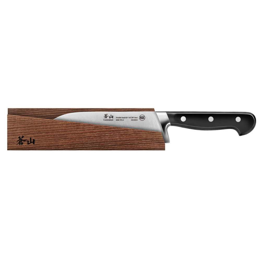 
                  
                    Cargar imagen en el visor de la galería, TV2 Series 7-Inch Santoku Knife with Wood Sheath, Forged Swedish 14C28N Steel, 1022841
                  
                