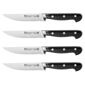 
                  
                    Load image into Gallery viewer, Cangshan TV2 Series 1022889 Swedish 14C28N Steel Forged 4-Piece Steak Knife Set
                  
                