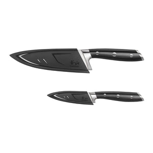 
                  
                    Load image into Gallery viewer, ALPS Series 2-Piece Starter Set with Sheaths, Forged German Steel, Black, 502797
                  
                