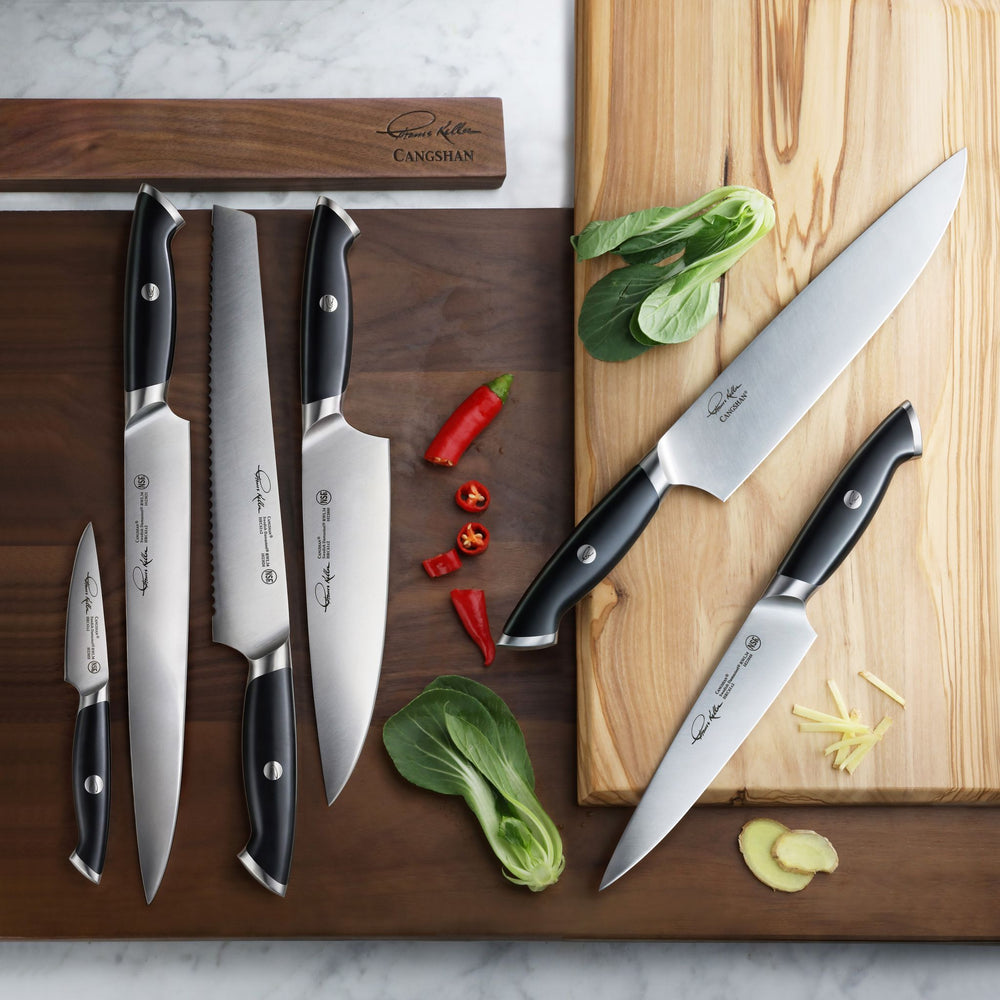 
                  
                    Load image into Gallery viewer, Cangshan 1023787 Thomas Keller Signature Collection 7-Piece Magnetic Knife Set
                  
                