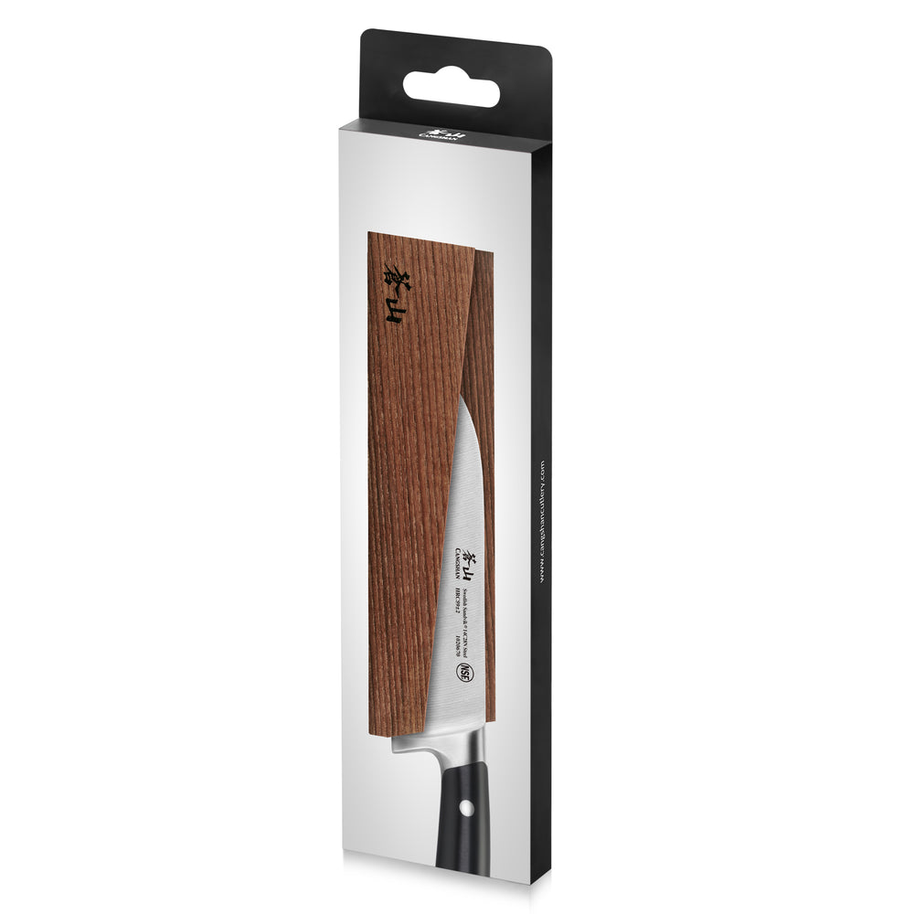 
                  
                    Load image into Gallery viewer, Cangshan 1021479 Solid Ash Wood Magnetic ANCHOR Knife Sheath Only for 7-Inch Santoku Knife
                  
                
