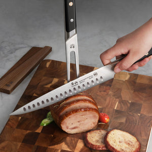 
                  
                    Load image into Gallery viewer, TC Series 6-Inch Carving Fork, Forged Swedish 14C28N Steel, 1021172
                  
                