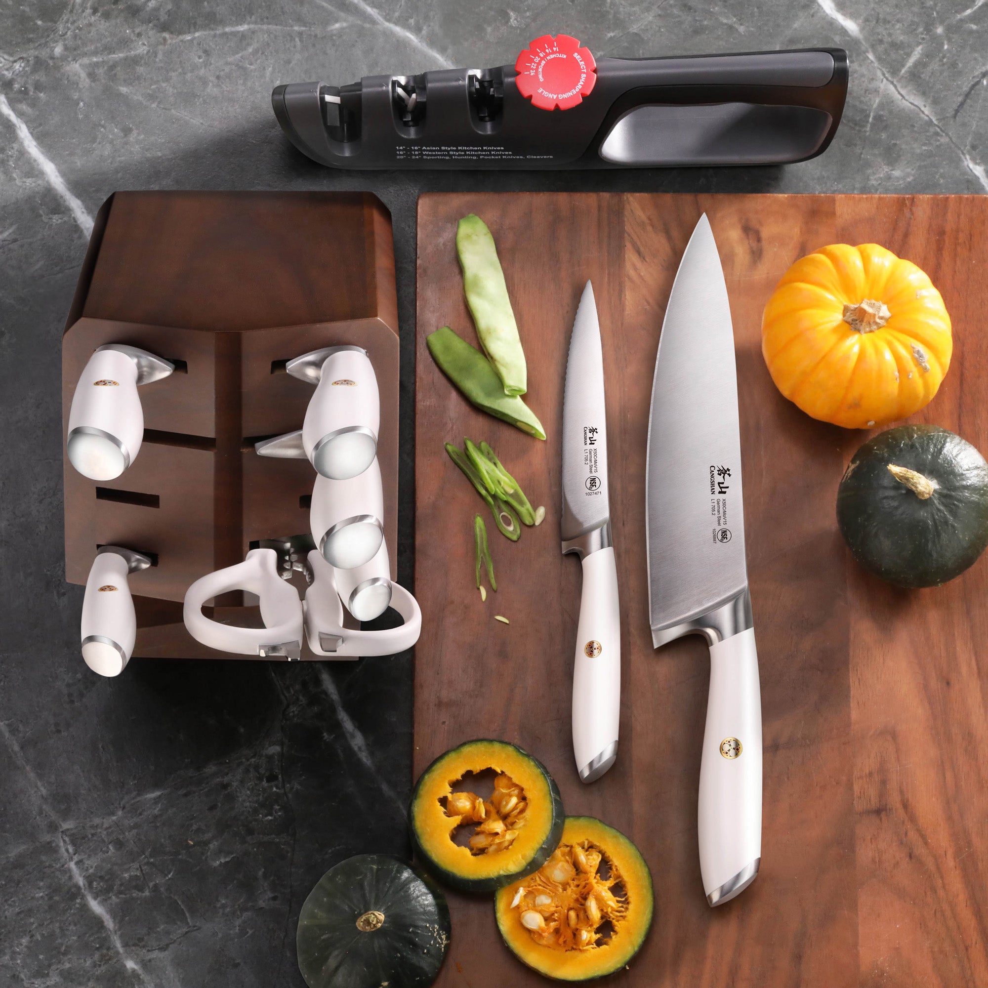 L1 Series 10-Piece Knife Block Set, Forged German Steel, 1027532