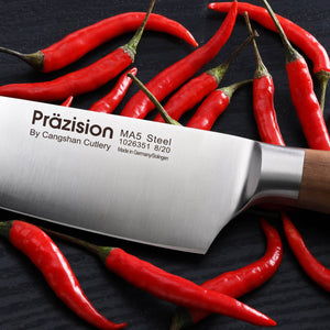 
                  
                    Cargar imagen en el visor de la galería, Prazision Collection, 8-Inch Chef&amp;#39;s Knife, German MA5 Steel, Made in SOLINGEN, Germany, 1026351
                  
                
