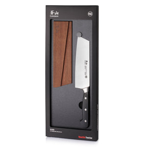 
                  
                    Cargar imagen en el visor de la galería, TV2 Series 7-Inch Nakiri Knife with Wood Sheath, Forged Swedish 14C28N Steel, 1022902
                  
                