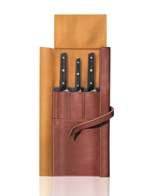 
                  
                    Load image into Gallery viewer, Cangshan TG Series 62304 Swedish 12C27 Steel 4-Piece Knife Leather Roll Set
                  
                