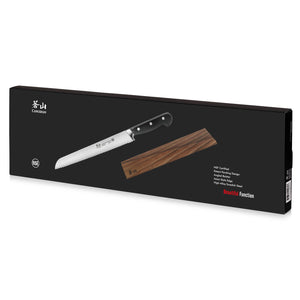 
                  
                    Cargar imagen en el visor de la galería, TV2 Series 10.25-Inch Bread Knife with Wood Sheath, Forged Swedish 14C28N Steel, 1022803
                  
                