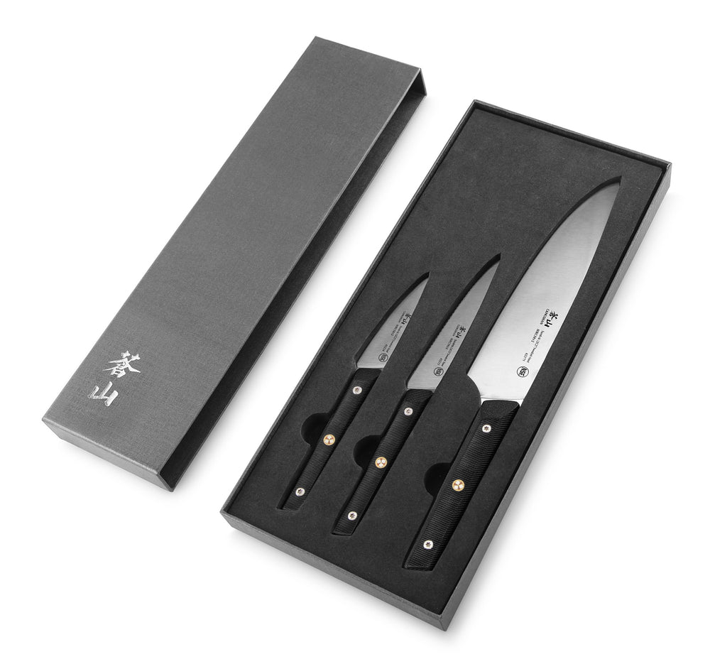 
                  
                    Load image into Gallery viewer, Cangshan TG Series 62355 Swedish 12C27M Steel 3-Piece Starter Knife Set
                  
                