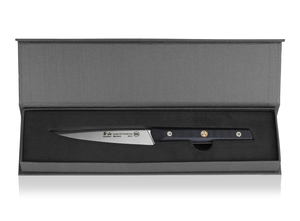 
                  
                    Cargar imagen en el visor de la galería, TG Series 5-Inch Serrated Utility Knife, Swedish 12C27M Steel, 62212
                  
                