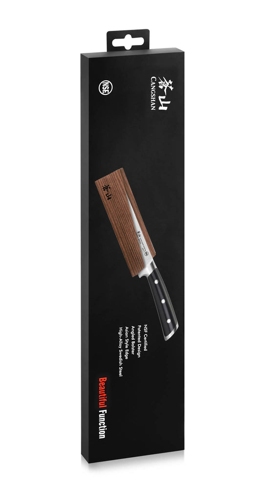 
                  
                    Cargar imagen en el visor de la galería, TS Series 6-Inch Boning Knife with Wood Sheath, Forged Swedish 14C28N Steel, 1020786
                  
                
