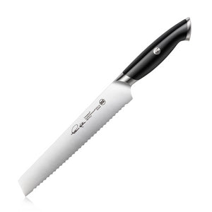 
                  
                    Load image into Gallery viewer, TKSC 8-Inch Bread Knife, Forged Swedish Powder Steel, Thomas Keller Signature Collection, Black, 1024241
                  
                