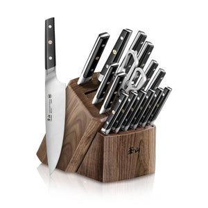 
                  
                    Load image into Gallery viewer, Cangshan TC Series 1021455 Swedish 14C28N Steel Forged 17-Piece Knife Block Set, Walnut
                  
                