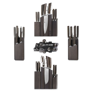 
                  
                    Load image into Gallery viewer, Cangshan A Series 1022285 German Steel Forged DENALI Magnetic Knife Block Set, Walnut
                  
                