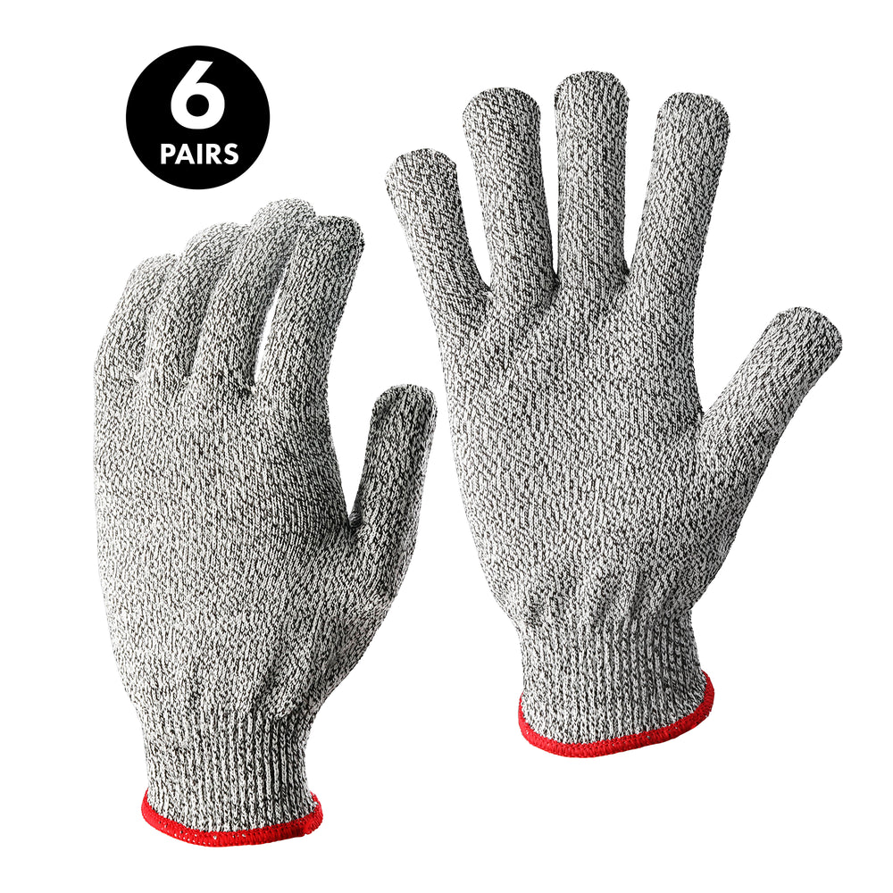 
                  
                    Load image into Gallery viewer, A6 Cut Resistant Gloves, Made in USA, Size L, 6 Pairs, 1026368
                  
                